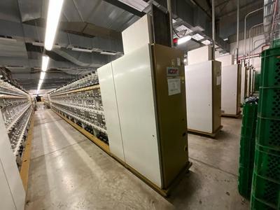 Overview picture of 1988 ICBT G307 high speed double covering machine