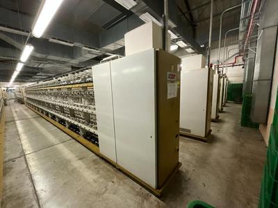 Overview picture of 1988 ICBT G307 high speed double covering machine