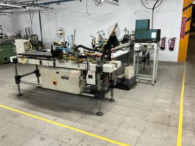 Overview picture of 1992 S.R.A. New Pack packaging machine (2x)