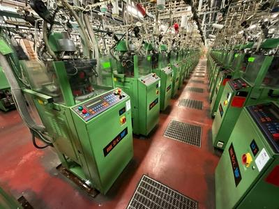 Overzichtsfoto van 1998 Matec HF 2.7S knittingmachine (10x)