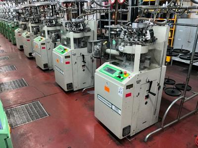 Overview picture of 2006 Sangiacomo HI-Tech. 2C circular knitting machine (5x)