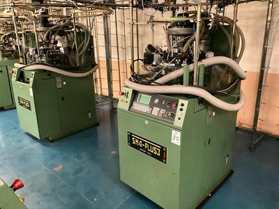 Overview picture of (2x) 2003 Santoni SM4- PLUS3 circular knitting machine