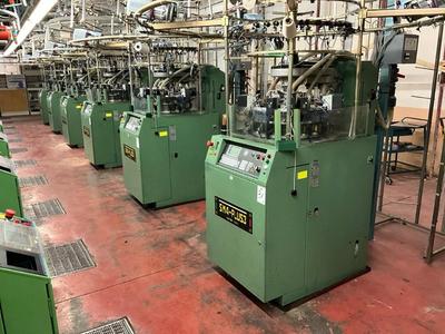 Overview picture of (6x) 2003 Santoni SM4- PLUS3 circular knitting machine