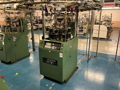 Overview picture of 2001 santoni SM8-TOP1 circular knitting machine