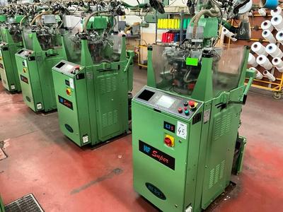 Overview picture of (5x) 2008 Matec HF Super 2.7 circular knitting machine