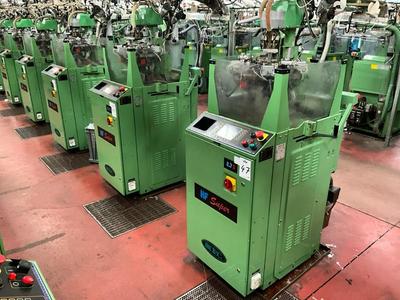 Overview picture of (10x) 2008 Matec HF Super 2.7 circular knitting machine