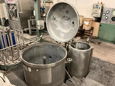 Overview picture of 1985 ICYMSA ATU-150-AT s/s hydro extractor centrifuge