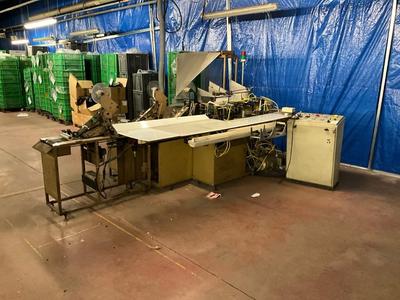 Overview picture of 1987 Aznar vacuumpack labeler machine