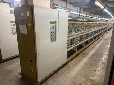 Overview picture of (3x) 1988 ICBT G307 high speed double covering machine