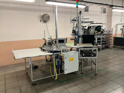 Overview picture of sock packaging machine