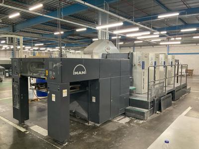 Overview picture of 2008 MAN Roland Hiprint 700-R704 3B 2/2 4-color offset sheet press
