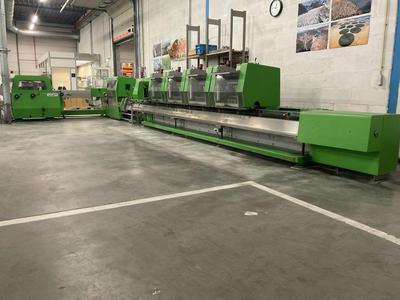 Overview picture of 1994 Muller Martini Prima 1528 PAF 009 Saddle stitching line