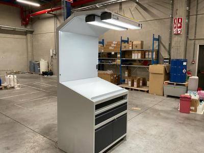 Overview picture of Just Normlicht control desk, inclined