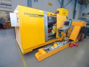 Overview picture of 2006 Gildemeister CTX 420 linear CNC lathe
