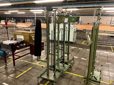 Overzichtsfoto van (3x) cetme resistance tester