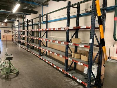 Immagine panoramica di storagerack