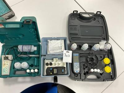 Overview picture of (4x) water analyser