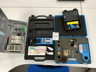 Overview picture of (4x) water analyser