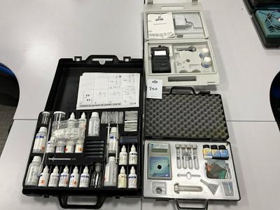 Overview picture of (4x) water analyser