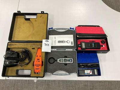 Overview picture of skf testers