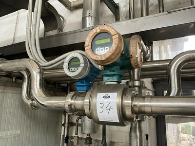 Overview picture of EH flow meter (2x)