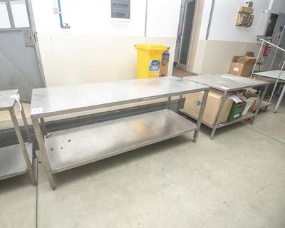 Photo d'aperçu de Stainless steel bench