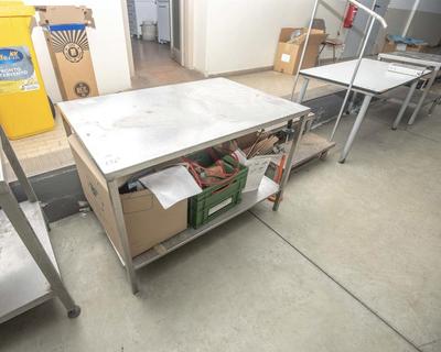 Översiktsbild av Stainless steel bench