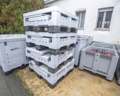 Overzichtsfoto van CMP 4 Plastic collapsible containers