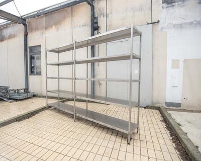 Översiktsbild av Industrial metal shelving