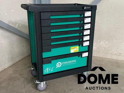 Overview picture of Stahlgruppe SG9 professional stocked tool trolley