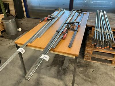 Overzichtsfoto van screw clamps (4x)