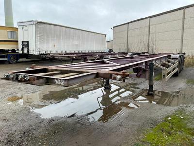 Översiktsbild av 1998 Vanhool 3B0052 containerchassi påhängsvagn