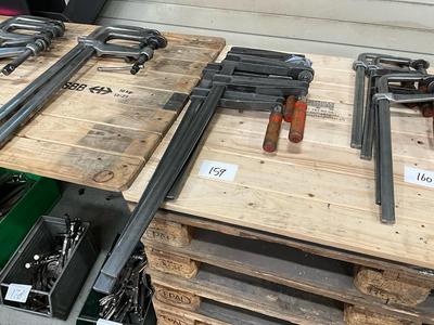 Overzichtsfoto van screw clamps (4x)