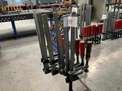 Overzichtsfoto van screw clamps (7x)