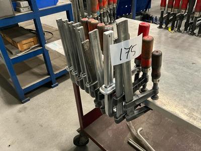 Overzichtsfoto van screw clamps (10x)