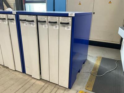 Overzichtsfoto van press brake tooling cabinet