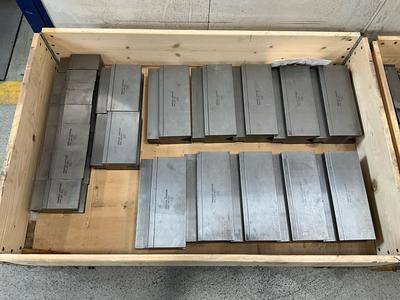 Overzichtsfoto van S&G bending systems press brake die (20x)