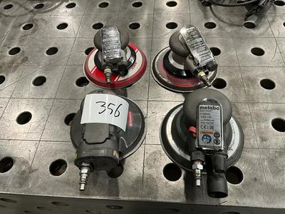 Overzichtsfoto van Pneumatic sanding machines (4x)