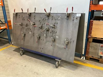 Imagen general de Clamping material on trolley