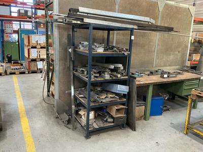 Overview picture of various metal stock