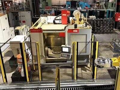 Overview picture of Breton Xceeder 900/RT 5-axis CNC gantry machining center with a movable head