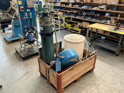Overview picture of water filtration system