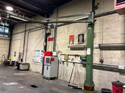 Overzichtsfoto van Abus Kolomzwenkarmkraan