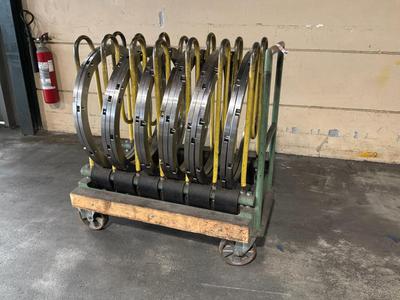 Overzichtsfoto van Aluminium flenzen (15x)