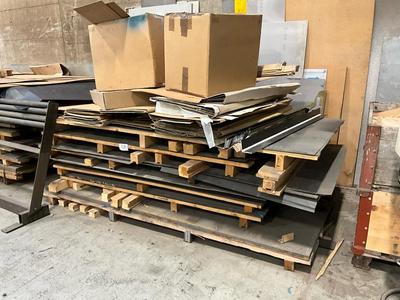 Overview picture of various sheet/plate material