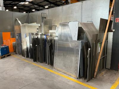 Overview picture of various sheet/plate material