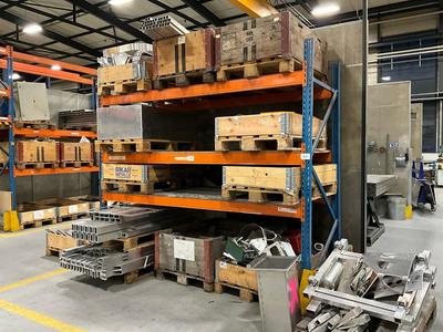 Overview picture of various un/Finished products and spare parts