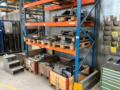 Overview picture of various un/Finished products and spare parts