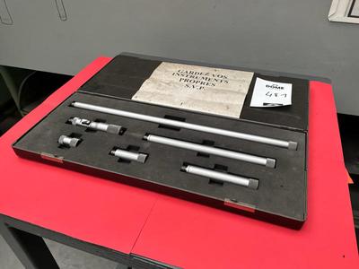 Overview picture of Mahr indoor measuring micrometer set