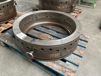 Overzichtsfoto van stalen cilinder mal